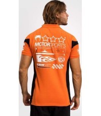 Venum Motorsport kokvilnas polo krekls, oranžs