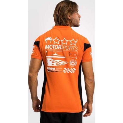 Venum Motorsport kokvilnas polo krekls, oranžs