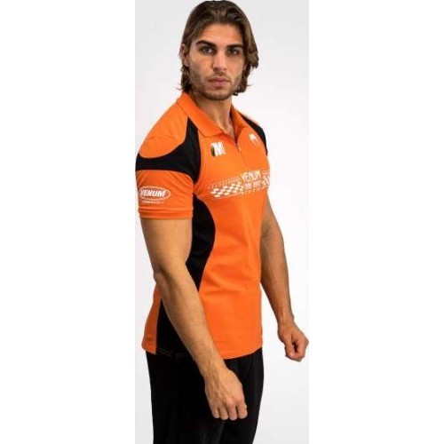 Venum Motorsport kokvilnas polo krekls, oranžs