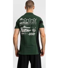 Venum Motorsport Cotton Polo - Deep Forest