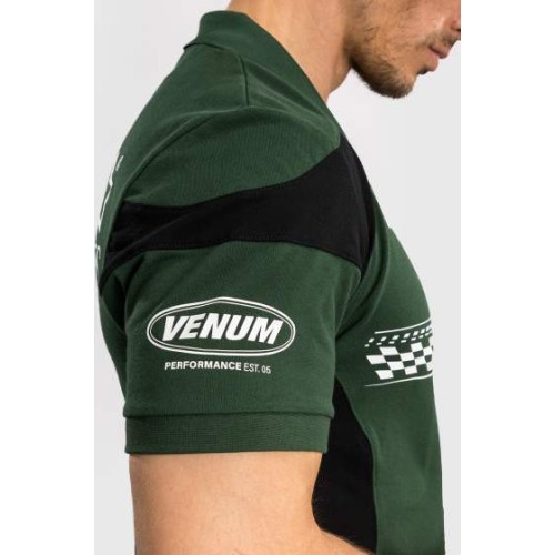 Venum Motorsport kokvilnas polo krekls – Deep Forest