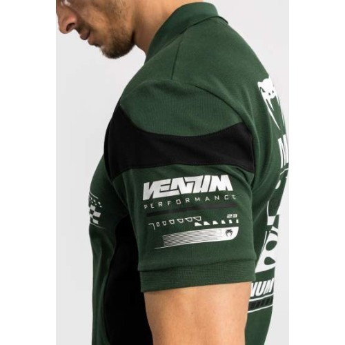 Venum Motorsport Cotton Polo - Deep Forest