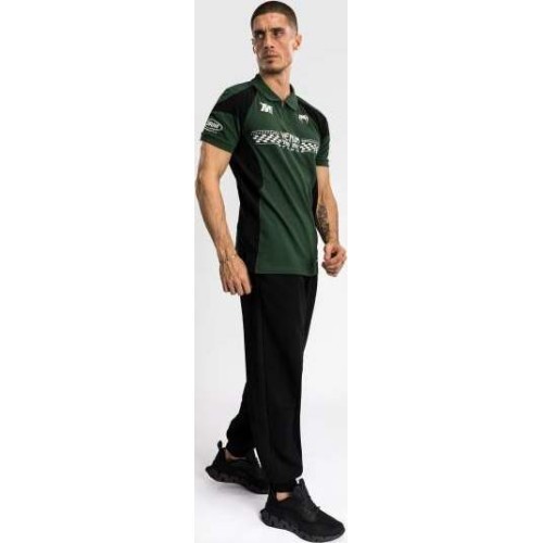 Venum Motorsport Cotton Polo - Deep Forest
