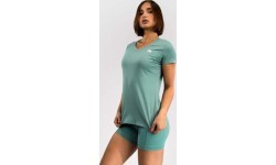 Женская футболка Venum Essential, аквамарин