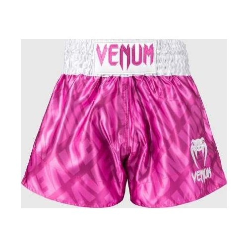 Шорты для муай-тай Venum Contender XT - Candy Pink/White