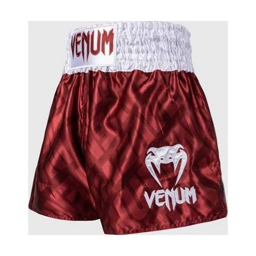 Venum Contender XT Muay Thai Shorts – Cherry Red/White
