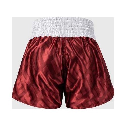 Venum Contender XT Muay Thai šorti, ķiršsarkani/balti