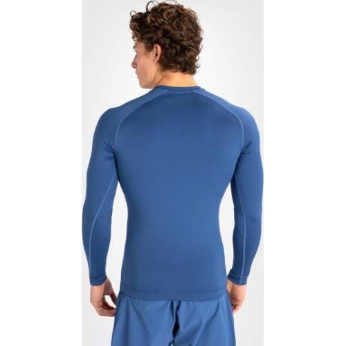 Venum Contender Men’s Long Sleeve Rashguard - Blue
