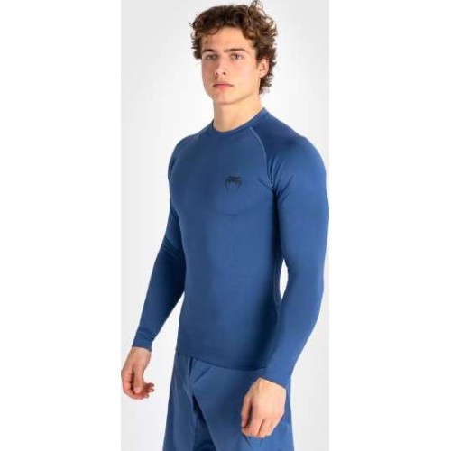 Venum Contender vīriešu rashguard krekls ar garām piedurknēm, zils