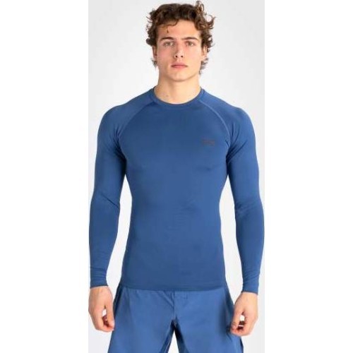 Venum Contender vīriešu rashguard krekls ar garām piedurknēm, zils