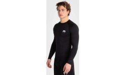 Venum Contender Men’s Long Sleeve Rashguard - Black/White