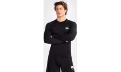 Venum Contender Men’s Long Sleeve Rashguard - Black/White
