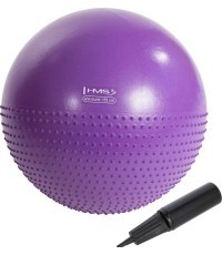 YB03 NEW 55CM VIOLET GYM BALL HMS