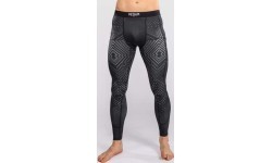 Леггинсы Venum Midnight Fury, чёрный/серый/серебристый