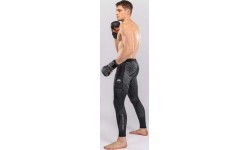 Леггинсы Venum Midnight Fury, чёрный/серый/серебристый