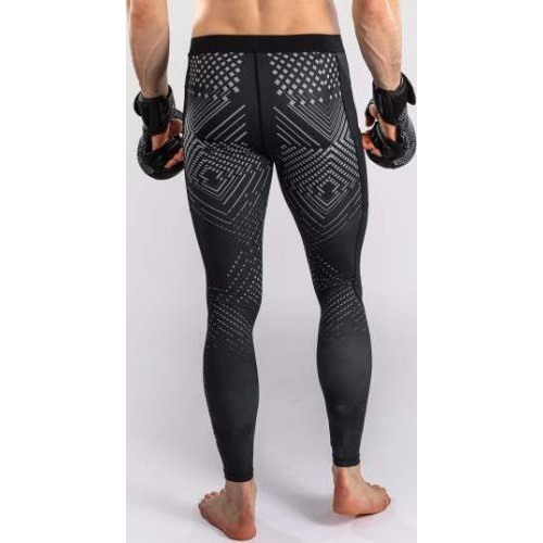 Леггинсы Venum Midnight Fury, чёрный/серый/серебристый