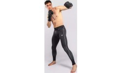 Леггинсы Venum Stealth Spats, чёрно-белые