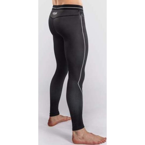 Леггинсы Venum Stealth Spats, чёрно-белые