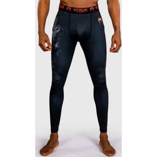 Venum Thunder Dragon legingi, melns/pelēks/vara