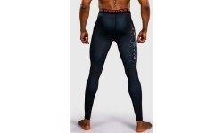 Леггинсы Venum Thunder Dragon, черный/серый/медный