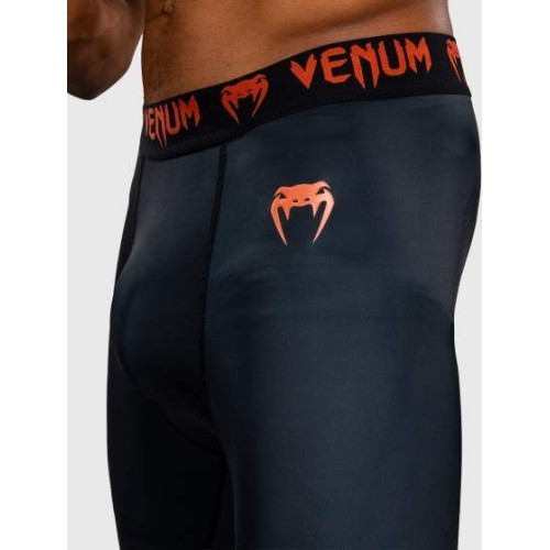 Леггинсы Venum Thunder Dragon, черный/серый/медный