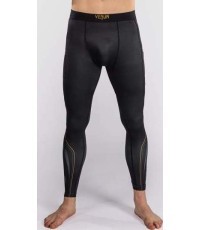 Компрессионные леггинсы Venum Streamline - черный/золотой