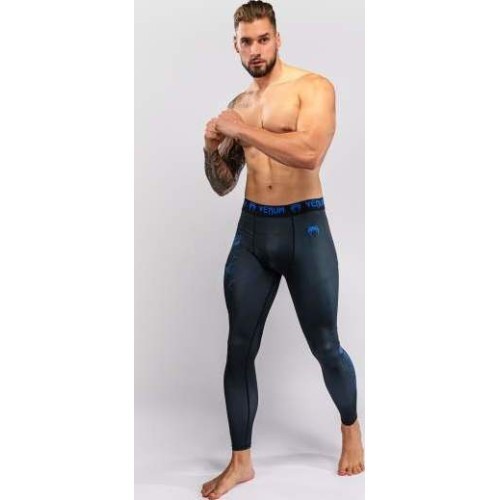 Kompresijas bikses Venum Thunder Dragon, melnas/karaliski zilas
