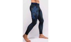 Kompresijas bikses Venum Thunder Dragon, melnas/karaliski zilas
