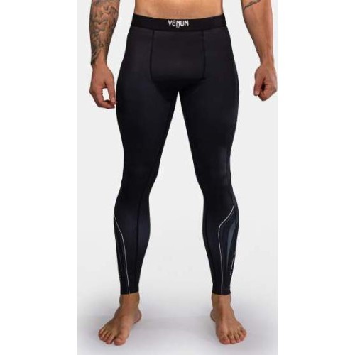 Venum Streamline legingi, melni/balti