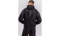 Спортивная куртка Venum Midnight Fury – чёрная/серая/серебристая