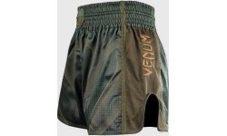 Muay Thai šorti Venum Stealth, haki/tumši zaļi