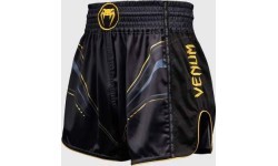 Venum Streamline Muay Thai šorti, melni/zelta
