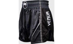 Venum Stealth Muay Thai Shorts - Black/White