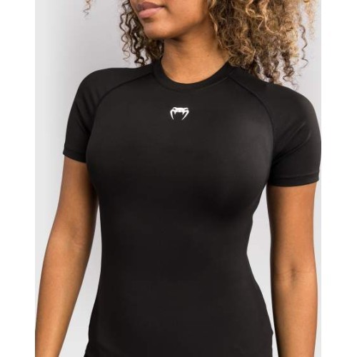 Venum Halo Women's Rashguard Short Sleeves - Black