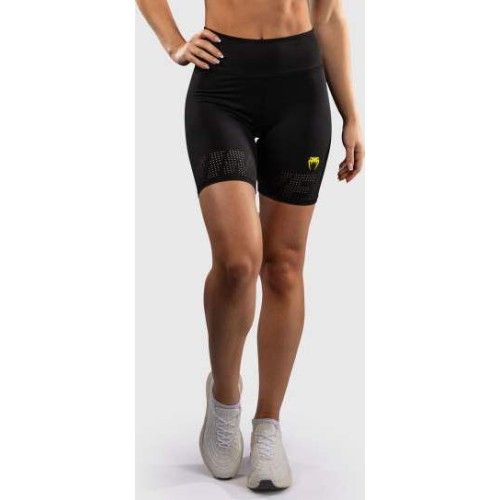 Женские компрессионные шорты Venum Lazer, черно-желтые