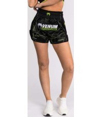 Venum Training Camp 4.0 Muay Thai šorti – melni/neona zaļi