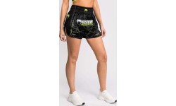 Шорты Venum Training Camp 4.0 Muay Thai – чёрные/неоново-зелёные