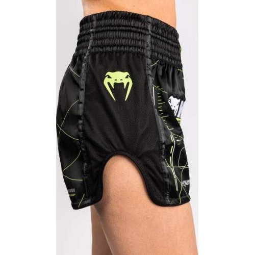 Venum Training Camp 4.0 Muay Thai Short - Black/Neon Green