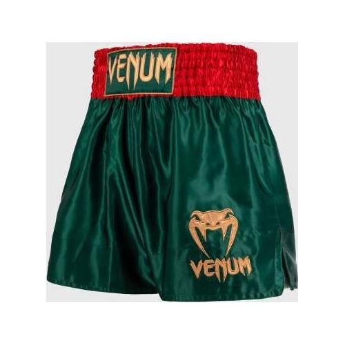Venum Classic Muay Thai šorti, tumši zaļi