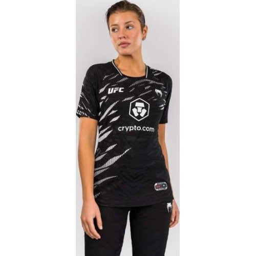 UFC Fusion by Venum Authentic Fight Night sieviešu walkout krekls – melns