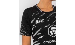 UFC Fusion by Venum Authentic Fight Night sieviešu walkout krekls – melns