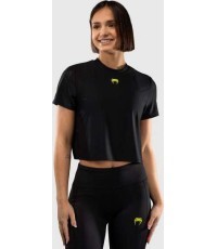 Venum Lazer Dry Tech sieviešu T-krekls, melns/dzeltens