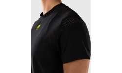 Venum Lazer Dry Tech sieviešu T-krekls, melns/dzeltens