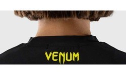 Venum Lazer Dry Tech sieviešu T-krekls, melns/dzeltens