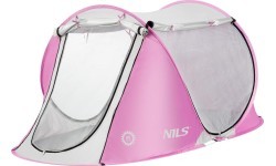 Rozā saliekamā pludmales telts NC3043 NILS