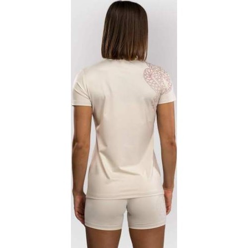 Venum Serpenti Dry-Tech sieviešu T-krekls, ziloņkaula / bordo