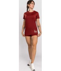 Venum Serpenti sieviešu Dry-Tech krekls, bordo/ziloņkaula
