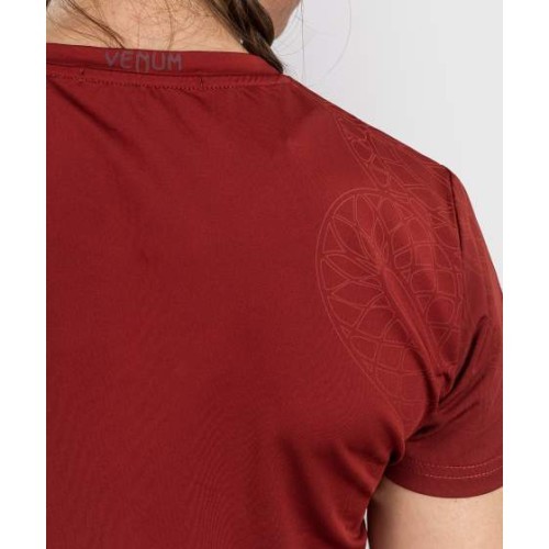 Venum Serpenti Women’s Dry-Tech T-Shirt - Burgundy/Ivory