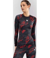 Женский рашгард с длинным рукавом Venum x Sophia Rose Urban Red Camo