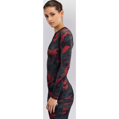 Venum x Sophia Rose Women’s Long Sleeve Rashguard - Urban Red Camo